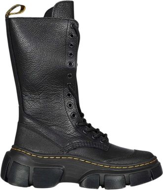 Dr. Martens Dmxl 14 Eye Boots - Dames - Veterlaarzen - Zwart - 40 EU - Leer - Schoenen