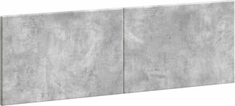 vidaXL Cabecero Montada En La Pared Breda Gris Hormig&oacute;n Vidaxl