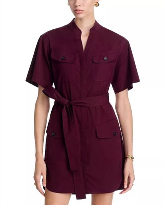 A.L.C. Quinn Mini Dress In Plum