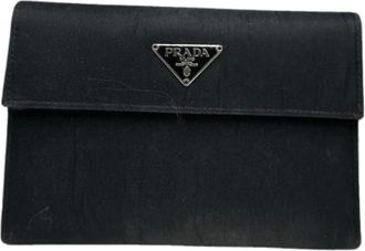 Prada Pre-owned Wallets, female, Black, Size: ONE SIZE Pre-owned Wallet
