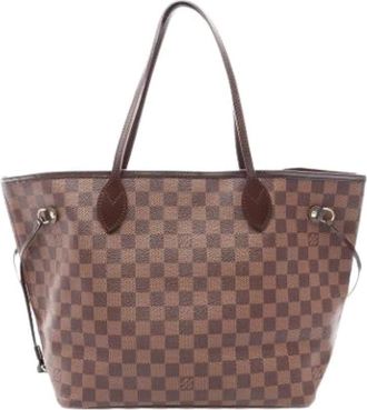 Louis Vuitton Pre-owned Neverfull MM Tote Bag - Dames - Vintage Shopper - Bruin - ONE Size - Leer - Vintage