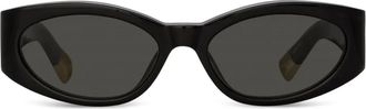 Jacquemus Occhiali da sole The Ovalo - Nero