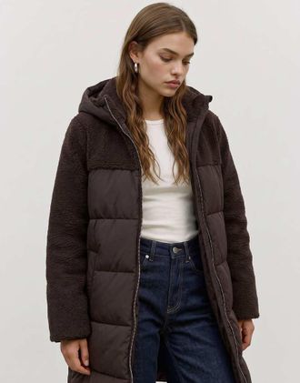 Vero Moda cappotto marrone cioccolato