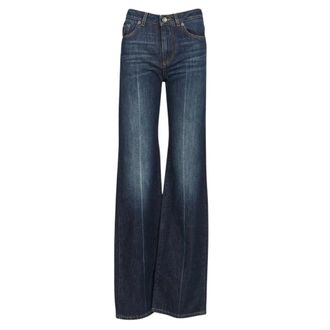 Dolce & Gabbana 5-pocket Denim Trousers - female - Dolce & Gabbana - Flare Jeans - Blue - L - Jeans