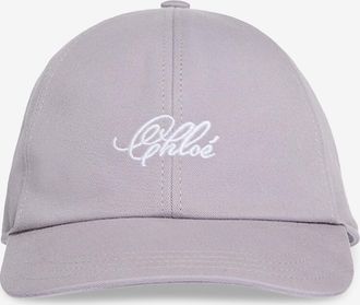 Chlo&eacute; M&uuml;tze aus Leinwand mit besticktem Logo Chlo&eacute; Charms