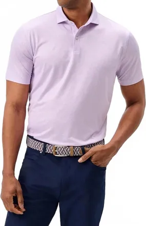 Johnnie-O Dot Neat Polo In Palm Beach