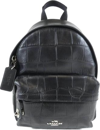 Coach Leather Backpack