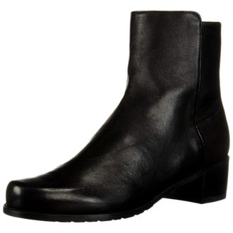 Stuart Weitzman Easyon Reserve Black Dress Nappa/Stretch Nappa ZW15141 Womens