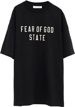 Fear of God T-shirt in cotone con grafica - Nero