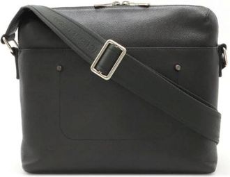 Louis Vuitton Pre-owned Cross Body Bags, male, Black, Size: ONE SIZE Pre-owned Leather louis-vuitton-bags