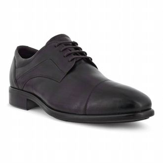 Ecco Mens Citytray Plus Oxford Shoes In Licorice