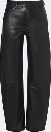 Nili Lotan Pantalones barrel Tribeca de piel
