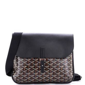 Goyard Coursier Messenger Bag Coated Canvas and Leather