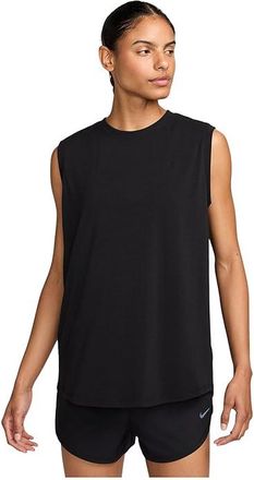 Nike One Relaxed Dri-FIT Tank Top Womens Clothing Black : 2XL (US 20-22), Cotton/Elastane/Polyester