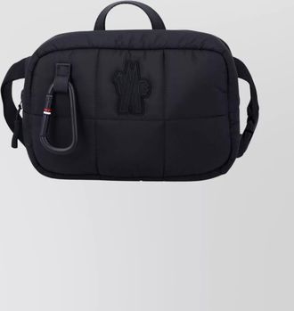 Moncler stylish quilted belt bag top handle