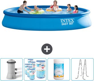 Intex Piscina Easy Set Redonda - 457x84 Cm - 7-piezas Scb96