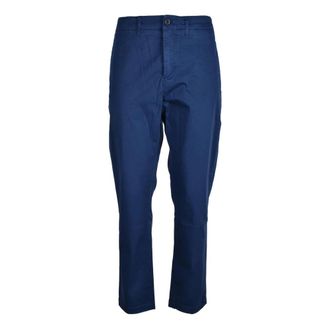 Department Five Chinos, male, Blue, W36, Cotton Elastane Trousers