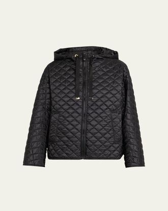 Max Mara Quilted Water-Repellent Canvas Jacket