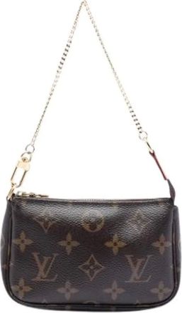 Louis Vuitton Pre-owned Mini Bags, female, Brown, Size: ONE SIZE Pre-owned Mini Pochette Accessoires