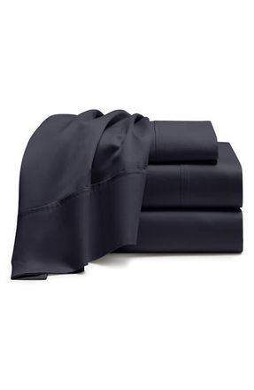 DKNY 700 Thread Count Luxe Egyptian Cotton Sheet Set in Black at Nordstrom, Size California King