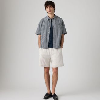 Levi's Boxer Cotton Linen Shorts - Mens - XL - White