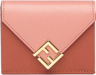 Fendi Ff Diamonds Medium Tri-Fold Wallet Accessories