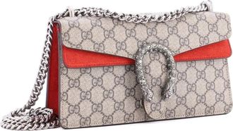 Gucci Dionysus kleine schoudertas verfraaid met kristallen en GG-canvas - Bruin