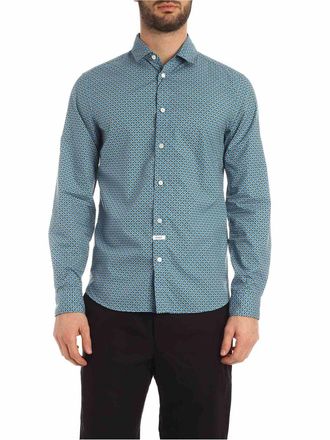 Kenzo Urban printed shirt in light blue