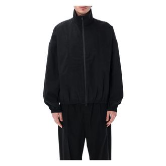 Fear of God Light Jackets, male, Black, Size: L Tech Track Jacket
