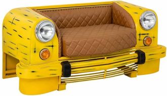 Wanderlust Deco Sof&aacute; coche de metal 154 x 76 x 70h cm