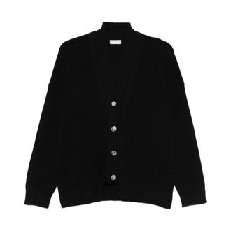 Liu Jo Dames, Truien, Zwart, Maat: M Viscose