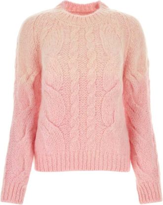 Maison Margiela Pink mohair blend sweater