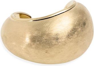 Jacquemus The Raisin Cuff Bracelet in Gold /White at Nordstrom, Size Medium