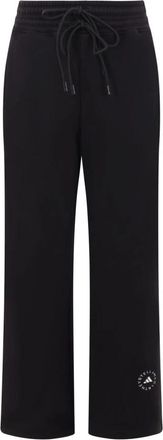 adidas by Stella McCartney Straight Leg Pants - Dames - Trainingsbroeken - Zwart - S - Katoen - Fitness