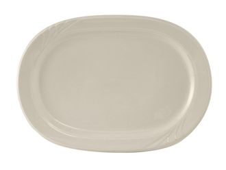 Tuxton Monterey Platter 13-7/8x9-3/4, 12 Pieces