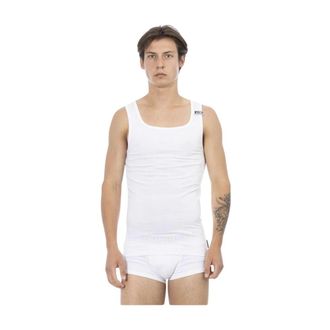 Dirk Bikkembergs Camiseta de Tirantes de Algod&oacute;n Blanco - Underwear - Hombre - Blanco - 2XL