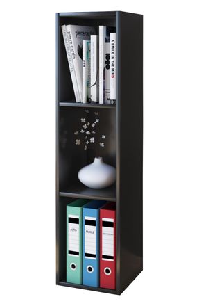 VCM Madera Estante Estante Decoraci&oacute;n Libros Mendas 3 107x34x30 - Vcm