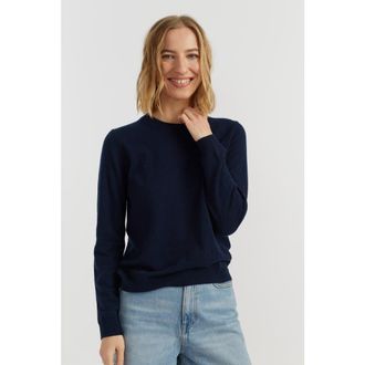 Chinti and Parker Air Cashmere Sweater in Navy at Nordstrom, Size X-Small