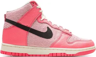 Nike Womens Dunk High Sneakers In Hoops Pack Pink