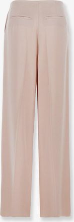 Pinko Womens Limoncello Satin Trousers Pink Acetate