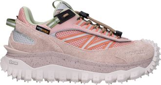 Moncler Roze Leren Sport Sneakers