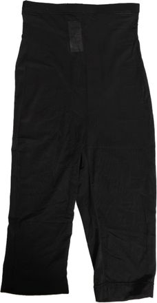 Dolce & Gabbana Black High Waist Tight Midi Trouser Womens Underwear