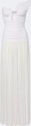 CHRISTOPHER ESBER Salacia ruched bustier gown