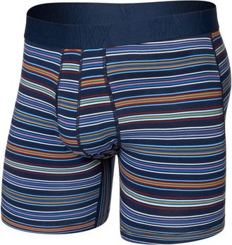 Saxx Droptemp Cooling Cotton Boxer Brief Fly Alltagsunterw&auml;sche f&uuml;r Herren | blau