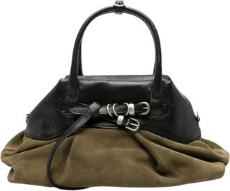 Marge Sherwood Soft Grandma Gelaagde Tas - Dames - Handtassen - Groen - ONE Size - Katoen - Tassen