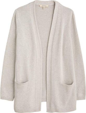 Seasalt Cornwall Riverboat Organic Cotton Cardigan in Chalk at Nordstrom, Size 14 Us