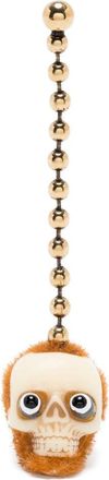 Acne Studios x Per B Sundberg Skull single earring - unisex - Brass/Polyester - One Size - Neutrals