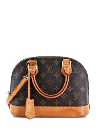 Louis Vuitton Alma Handbag Monogram Canvas BB crossbody bag - Marrone