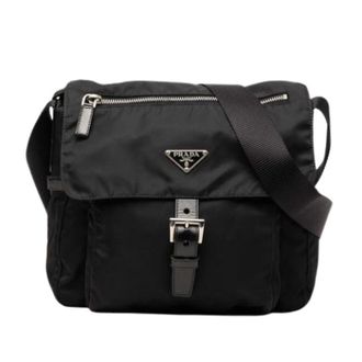 Prada Pre-owned Cross Body Bags, female, Black, Size: ONE SIZE Pre-owned Vintage Shoulder Bag
