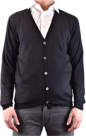 Drumohr Stijlvolle Cardigan voor een Trendy Look - Heren - Vesten - Zwart - L - Truien & Vesten